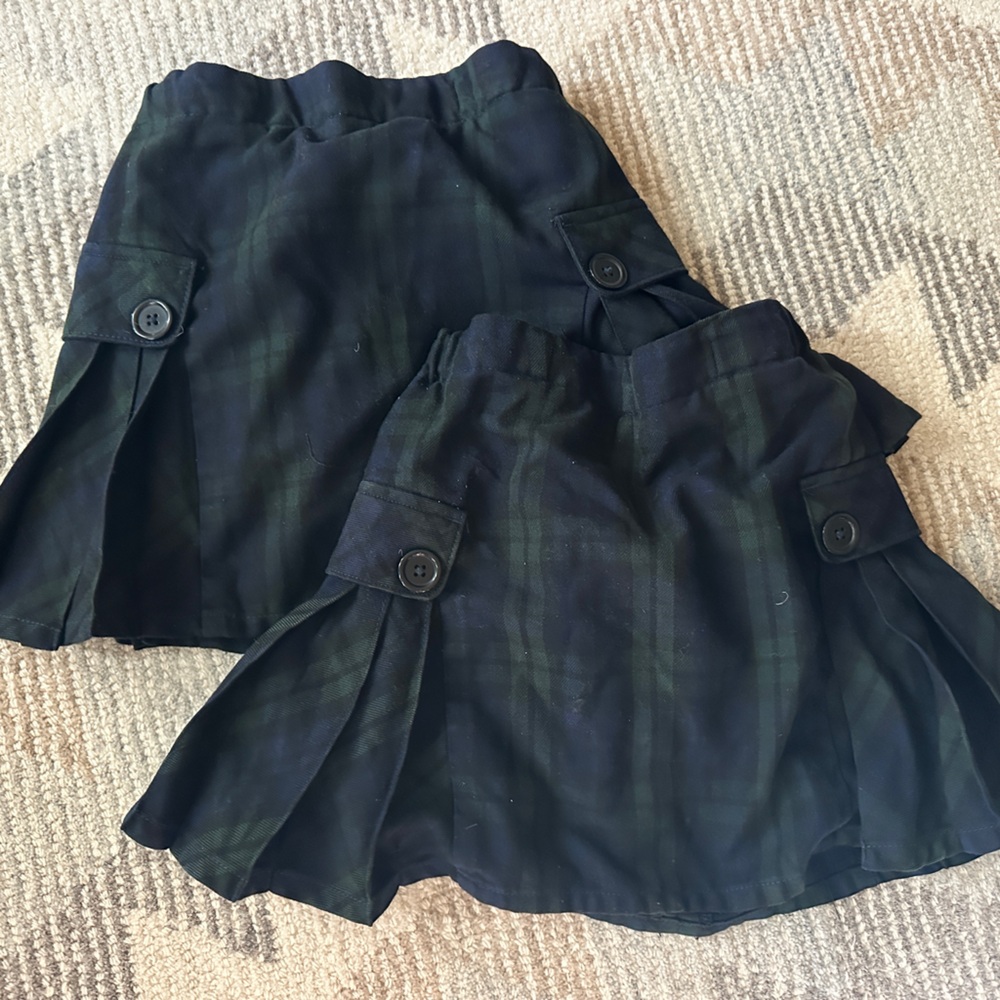 Lands end uniform skirts